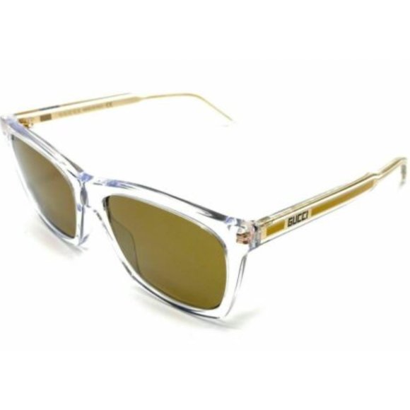 Gucci Men's Crystal Brown Sunglasses! - Picture 1 of 4